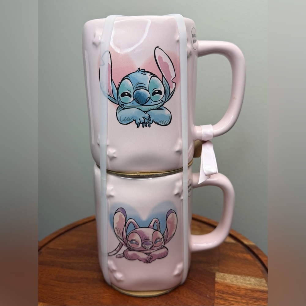 RAE DUNN Disney COSMIC CUTIES & SPACEY SWEETIES mug set